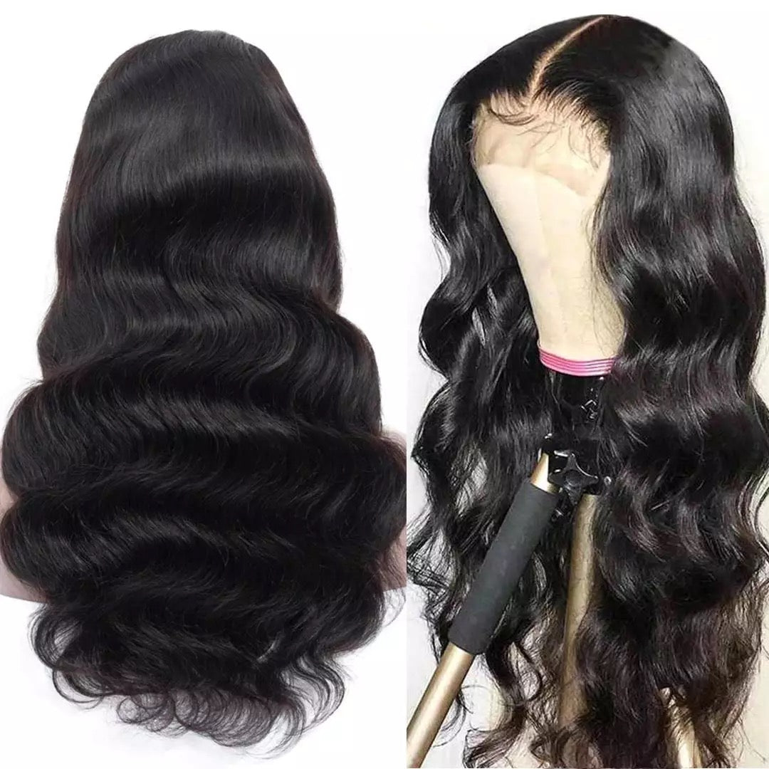 Bodywave Transparent Lace Closure Wig (180% Density)