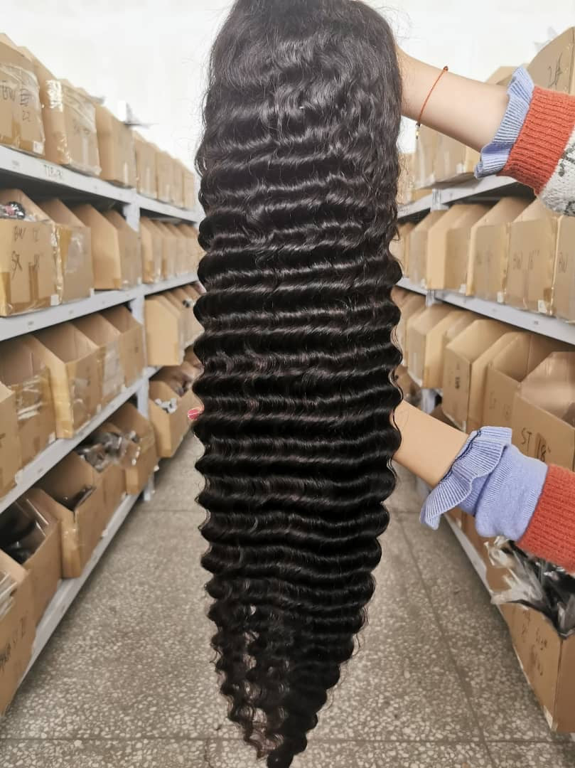 Natural Color Deepwave HD 13X4 Lace Front Wig