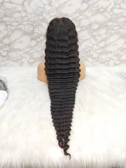Natural Color Deepwave HD 13X4 Lace Front Wig
