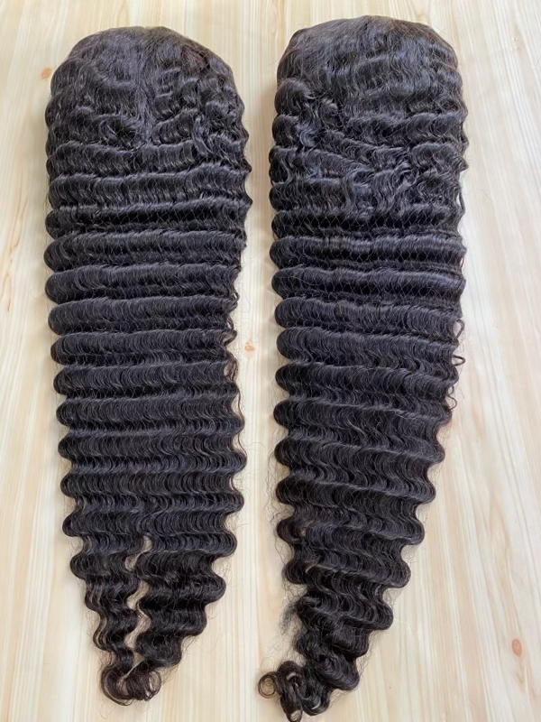Deepwave Transparent Lace Closure Wig, (180% Density)