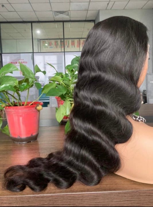 Bodywave Transparent Lace Closure Wig (180% Density)